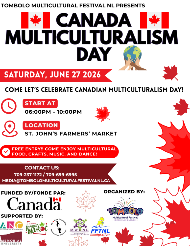 Canada Multiculturalism Day, English Poster