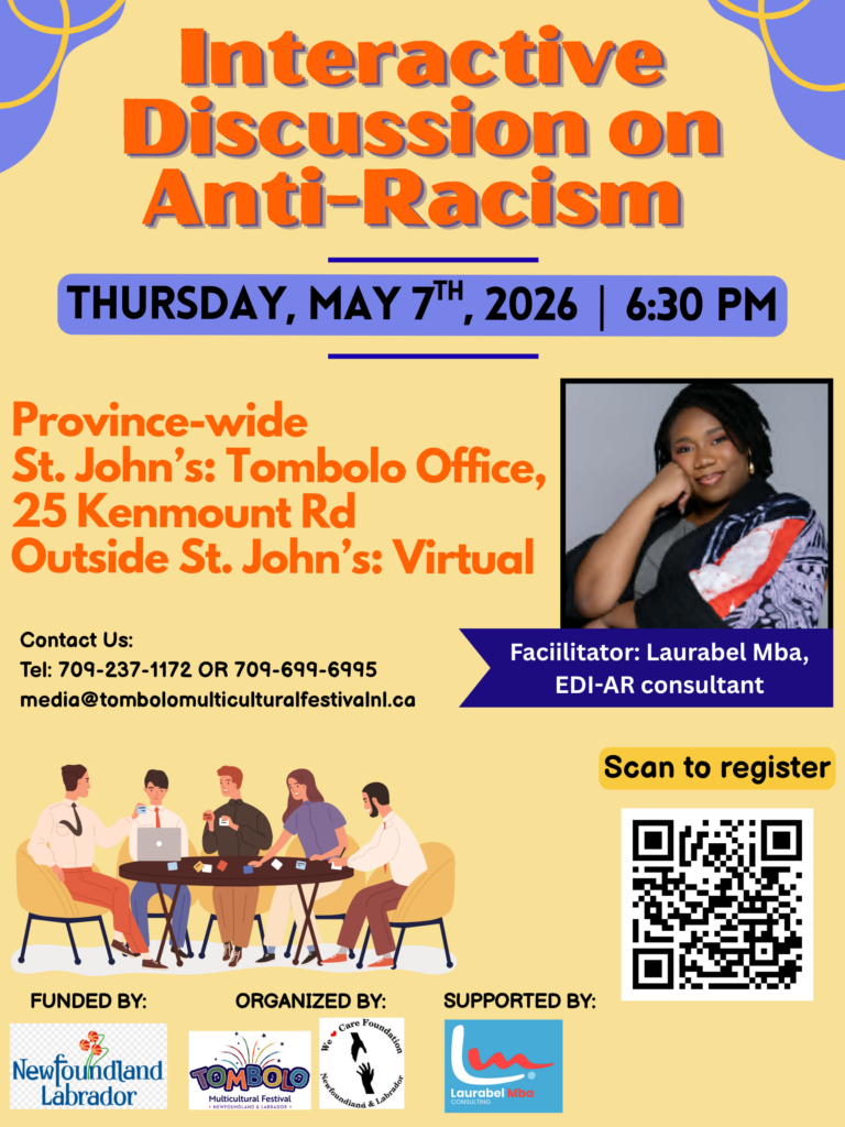 Interactive Discussion on Anti-Racism poster