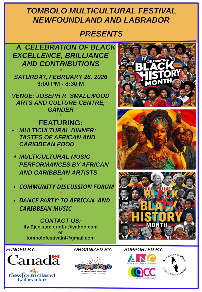 Gander Tombolo Multicultural Event-February 28, 2026