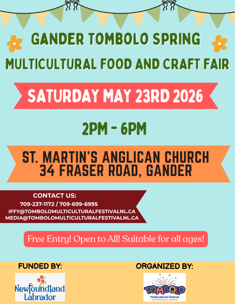 Gander Tombolo Spring Multicultural Food and Craft Fair poster(2)