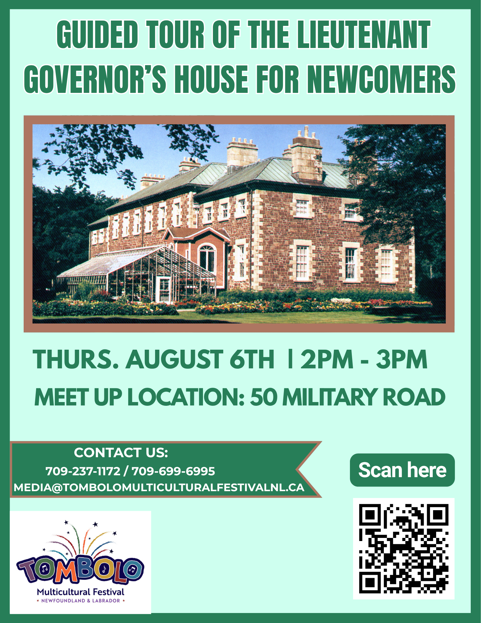 Guided Tour of Lieutenant Governor's House poster