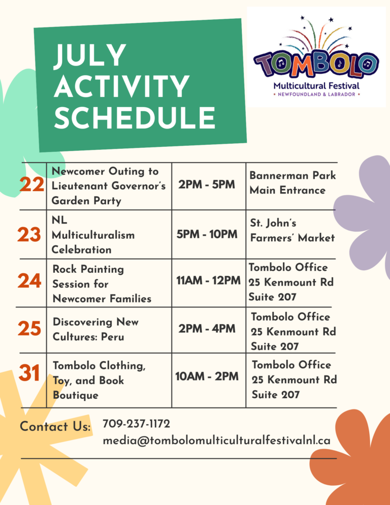 Tombolo July Activity Schedule(1)